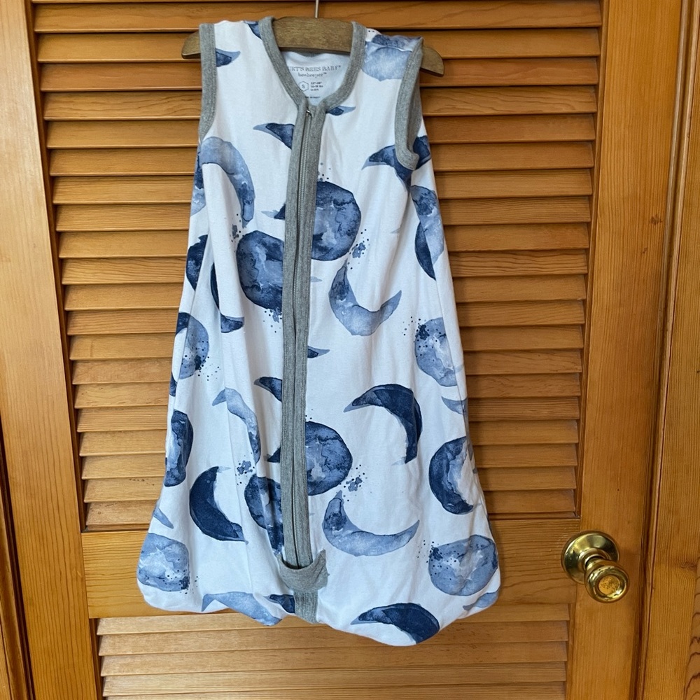 Burt’s Bees Baby beekeeper sleep sack watercolor moons size small